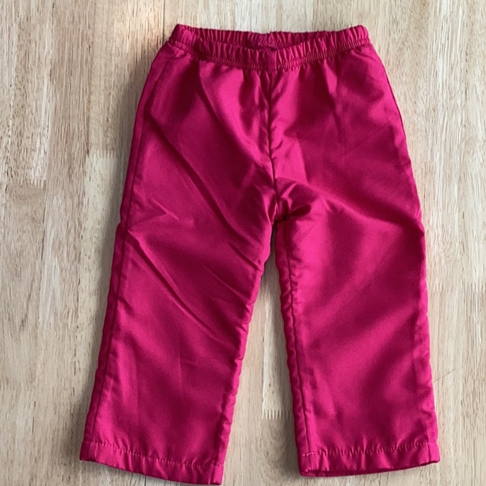 Pink winter snow pants, Size 24 months, like NEW condition.
